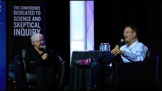 Penn Jillette and Julia Sweeney in Conversation on the CSICon Stage