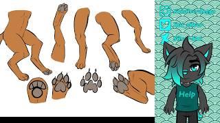 How to draw Furry Legs (Tutorial)