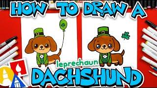 How To Draw A Leprechaun Dachshund