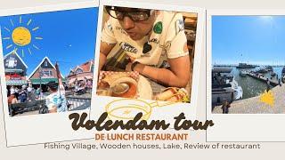 Volendam De lunch restaurant Ijsselmeer Lake Wooden houses Dutch countryside tour part 5 Ep22