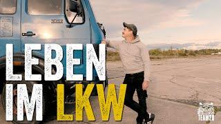 Minimalismus im umgebauten Brieftaubentransporter – LEBEN IM LKW/Tiny House | TEAM28 | Mareks Taube