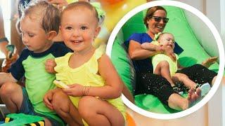 VLOG 283: Grandma went down the water slide!!! *benji turned 3*