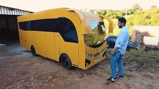 Full video 90 days building a wooden bus