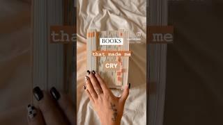 sad books that made me cry #shorts #books #booktube #bookrecommendations #sadbooks