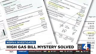 High gas bill mystery solved