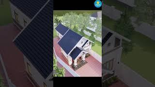 Mẫu Nhà Vườn Mái Thái Nho Nhỏ Xinh Xinh Của Cặp Vợ Chồng Tại Thanh Hóa #kisato #nhadep