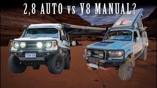 Troopy 2,8 Versus V8 @4xoverland