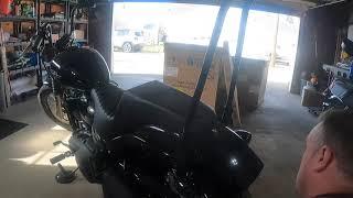 How to install Rogue Rider Industries LED lights on a Harley Street bob.