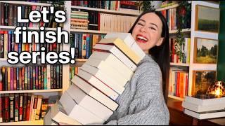 All the book series I want to finish in 2025 (mostly fantasy!) || Reading Challenge