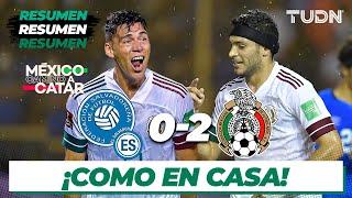 Resumen y goles | El Salvador 0-2 México | Eliminatoria Catar 2021 | TUDN