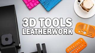 Print these leatherwork tools at home!    [[ MADE WITH BAMBU LABS P1S 3D PRINTER ]]