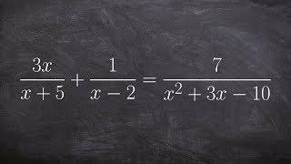 Learn how to solve a rational equation and identify the extraneous solutions