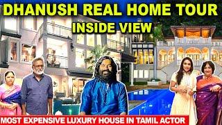 dhanush new house  - Inside Interior View | Most Expensive Poes Garden house in Tamil Actor - 150cr