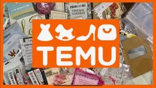 Huge Temu Haul | Crafting & Junk Journal Supplies