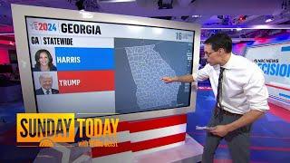 Steve Kornacki shares states to look out for on election night