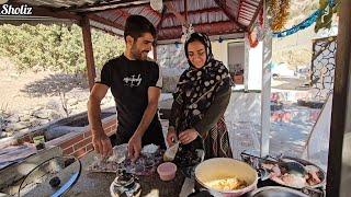 Nomadic Life: Cleaning the Farm and Enjoying Lunch with Hamid’s Parents