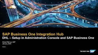 SAP Business One Integration Hub: DHL Template Setup