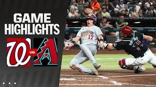 Nationals vs. D-backs Game Highlights (7/29/24) | MLB Highlights