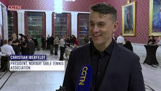 Table tennis legends gather in Oslo for Waldner Cup