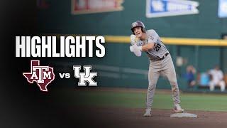 Highlights: Texas A&M 5, Kentucky 1