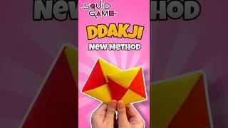 Easy method to make Squid Game Ddakji  #shorts #squidgame 