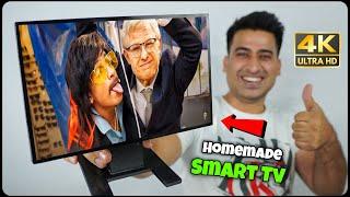 How To Make 4k Smart TV At Home || घर पर बनाया 4k Smart Tv || 100% Real