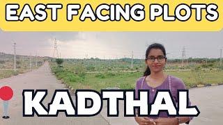 Kadthal - Plots for sale || East Facing || each 165 sy #realestate #plotsforsale  #kadthal