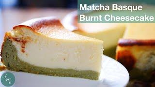 Matcha Basque Burnt Cheesecake | Simple and Easy Recipe