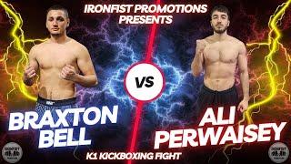 Braxton Bell vs Ali Perwaisey | K1 Kickboxing | Full Fight | International Charity Fight Night