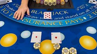 Blackjack | $600,000 Buy In | EVERY $100,000 BET IS AMAZING IN SUPER HIGH LIMIT ROOM SESSION!