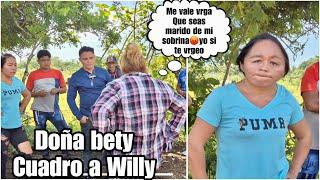 Willi es el chismoso dijo doña Beti le quería tronar la C4ra x hablador/Ingrid le hincharon la cara