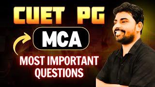 CUET PG 2025 MCA SCQP 09 Important Questions and concepts | cuet pg entrance exam 2025 preparation