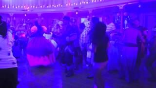 Kristoff, Anastasia, Drizella, Cruella dance at Club Villain Mickey's Not So Scary Halloween Party