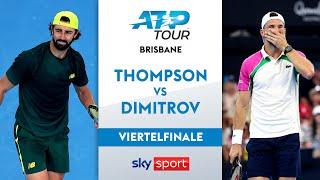 Thompson  vs. Dimitrov  - Viertelfinale | Brisbane International 2025 | Highlights - Tennis