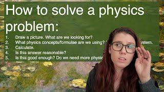 how to solve a physics problem