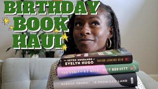 a BIG BOOK HAUL // Books I purchased for my birthday! 