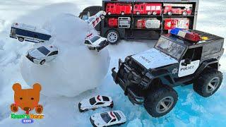 Police Car Looks for Tomica Police Cars & Fire Trucks 【Kuma's Bear Kids】