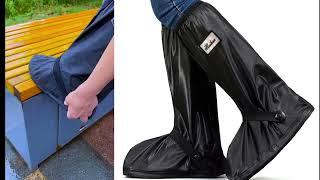 Stay Dry with Waterproof Reusable Shoe Covers