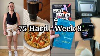 My 75 Hard Journey: Week 8 Achievements In Weight Loss, Reading, and Pushing My Limits