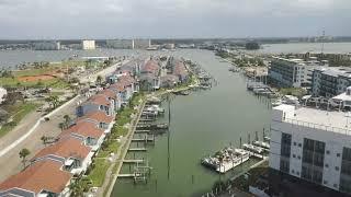 Drone footage of hurricane Helene’s damage to Madeira beach.