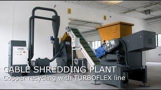 Cables shredding recycling plant | STOKKERMILL TURBOFLEX Line