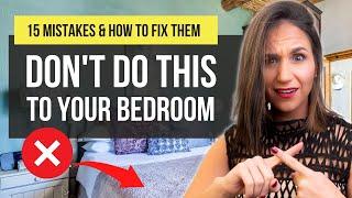 ‍️ TOP 15 BEDROOM MISTAKES & How To Fix Them Immediately | Interior Design & Home Decor