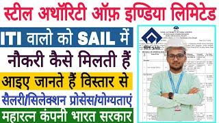 ITI वालो को SAIL में नौकरी कैसे मिलती हैं | जानिए विस्तार से | Steel Authority Of India Limited |