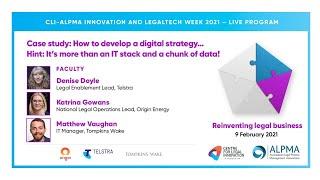 Case study: How to develop a digital strategy...Hint: It's more than an IT stack and a chunk of data