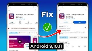  yono sbi lite not compatible problem | yono sbi lite this app isn't compatible with your device