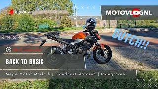 Terug in het Nederlands, Honda CB500F en Mega Motor Markt Goedhart Motoren #motovlog (Nederlands)