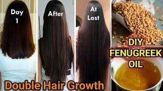 DIY FENUGREEK OIL... For Extreme Hair Growth.