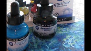 REVIEW-Aquafne Watercolour Inks