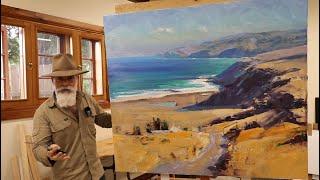 PAINTING A COASTAL LANDSCAPE - Creating Distance and Depth in Your Work!