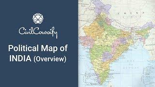 Political Map of India (Overview) | Indian Geography (Mapping) Free Course